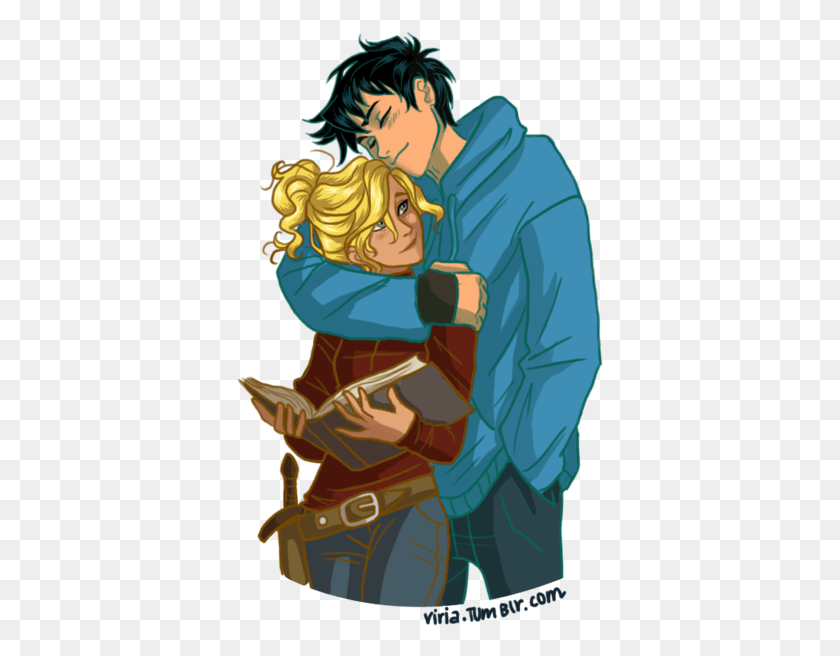 367x596 The Mist Is Gone Percy Jackson And Annabeth, Person, Human, Book HD PNG Download