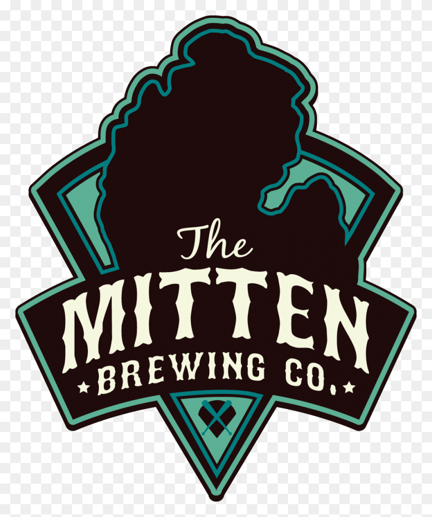 958x1161 Логотип Компании Mitten Brewing Company, Символ, Товарный Знак, Значок Hd Png Скачать