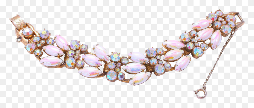 1961x747 The Mix Of The Iridescent Pearlized Navette And Sparkling Necklace, Accessories, Accessory, Jewelry HD PNG Download