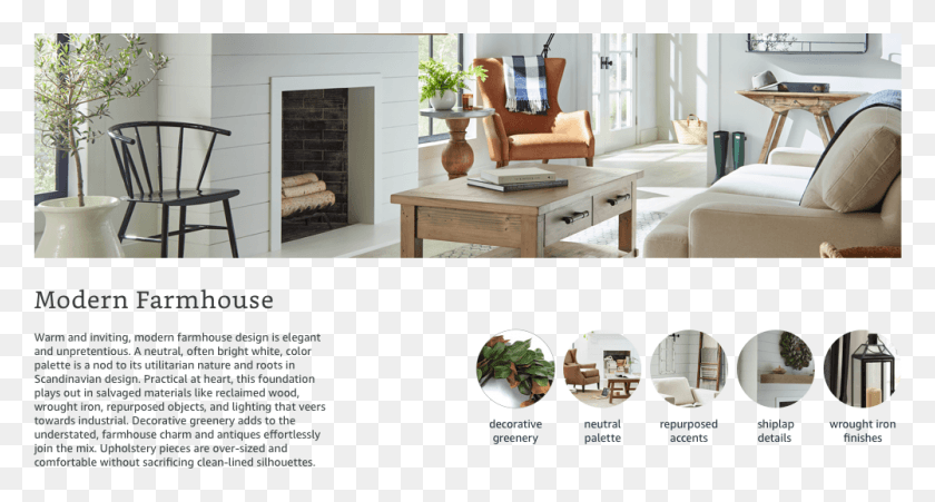 1001x502 The Modern Farmhouse Store Interior Design, Furniture, Table, Fireplace HD PNG Download