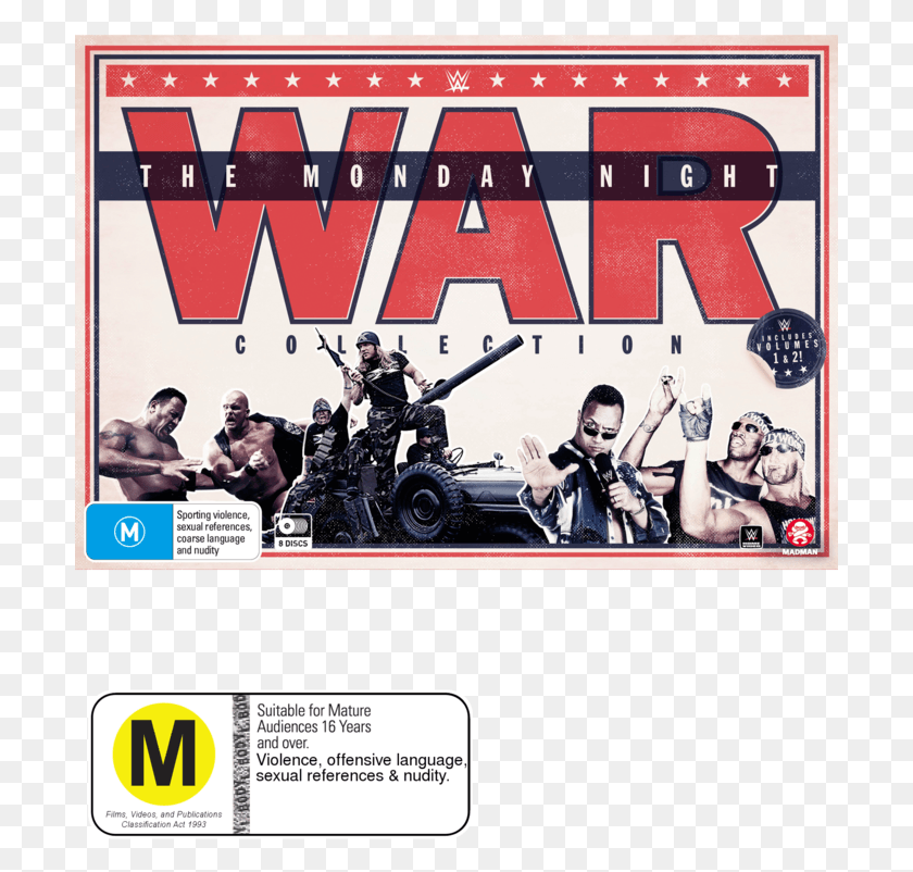 703x742 The Monday Night War Collection Poster, Person, Human, Advertisement HD PNG Download