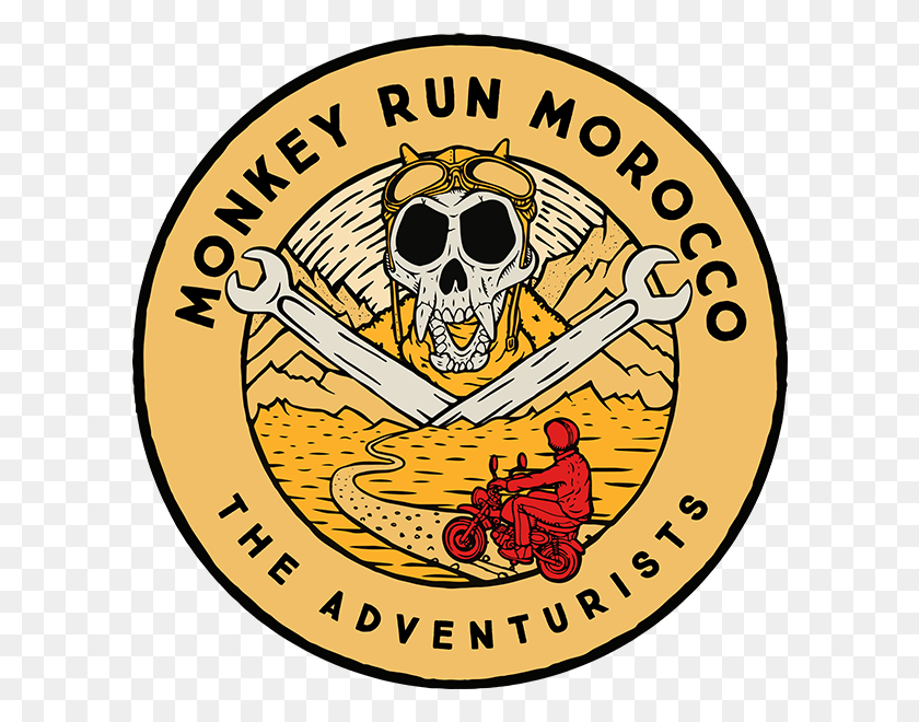 600x600 The Monkey Run Morocco Mustache Smiley, Logo, Symbol, Trademark HD PNG Download