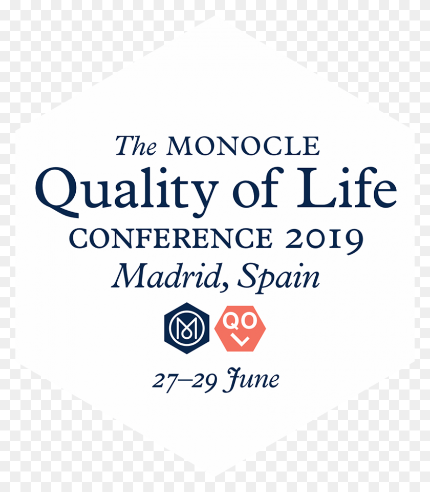 800x924 The Monocle Quality Of Life Conference Monocle, Triangle, Text, Symbol HD PNG Download