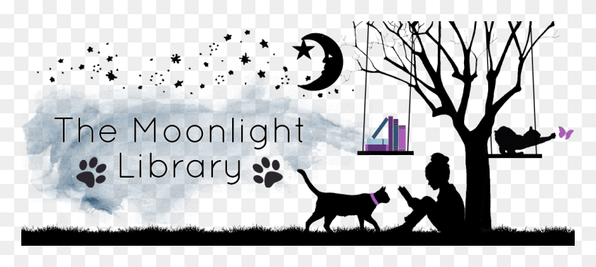 1100x448 La Lectura De La Biblioteca A La Luz De La Luna, Texto, Perro, Mascota Hd Png