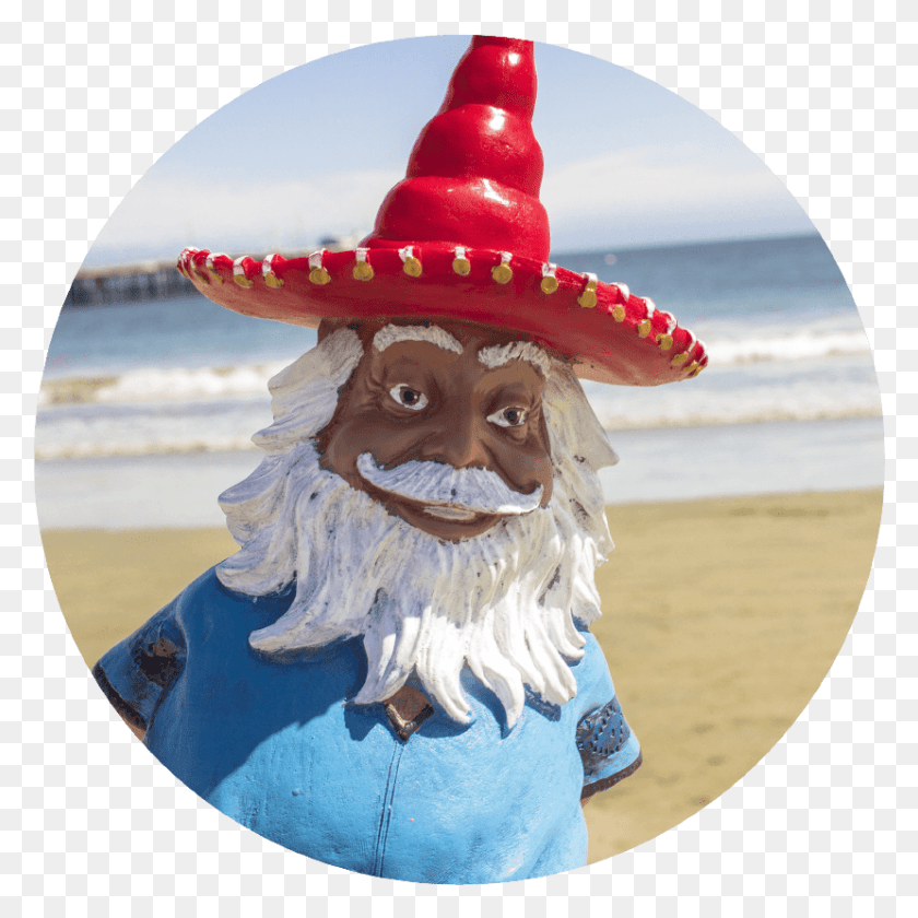 829x830 The Most Interesting Gnome In The World Party Hat, Clothing, Apparel, Hat HD PNG Download