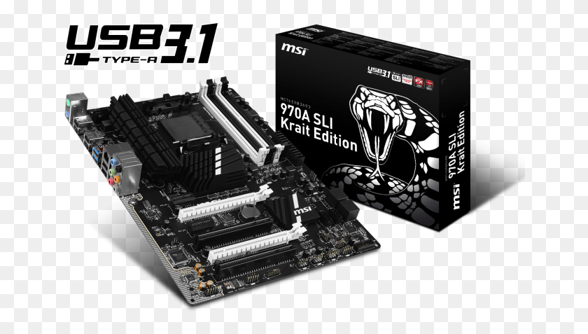 661x417 The Motherboard Market Is Now Laying Down Some Heavy Msi 970a Sli Krait Edition, Electronics, Computer, Hardware HD PNG Download