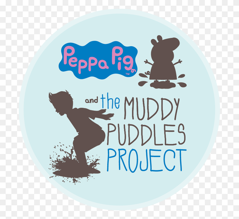 708x708 The Muddy Puddles Project Get Muddy And Help Raise Peppa Pig, Person, Human, Text HD PNG Download