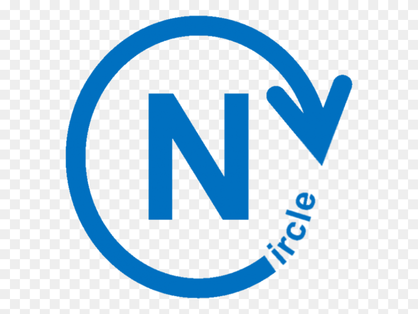 579x570 Виртуальный Совместный Центр N Circle - Это Многопрофильный Логотип N Circle, Слово, Алфавит, Текст Hd Png Скачать