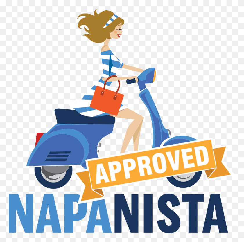 1041x1034 The Napanista Holiday List 2018 Girl On Vespa, Poster, Advertisement, Person HD PNG Download