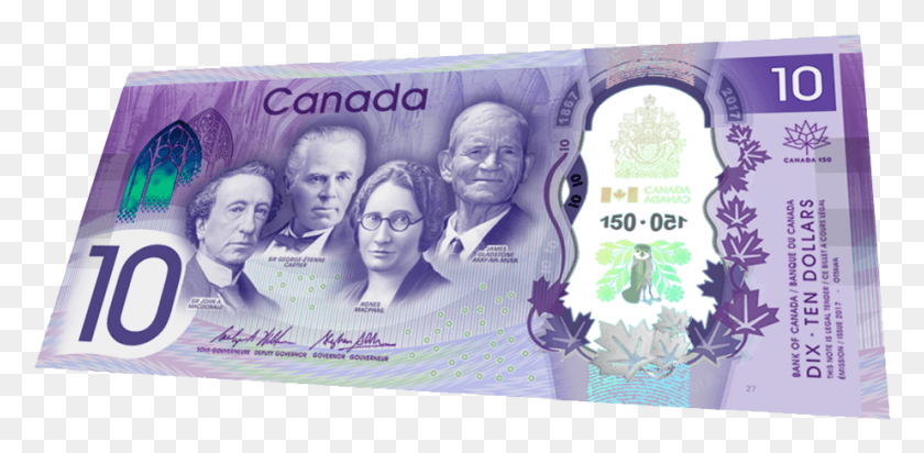 922x417 The New 10 Canadian Bill Is Out But Does It Smell Konami Code Canada 10 Dollar, Glasses, Accessories, Accessory HD PNG Download