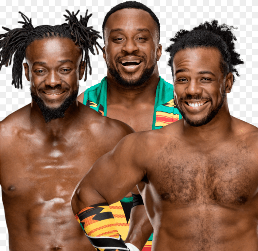 1001x973 The New Day 2018 Barechested, Smile, Face, Happy, Head PNG