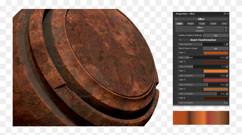 754x407 The New Gradient Filter Also Open New Doors For Some Substance Painter Wood Texture, Barrel, Keg, Mobile Phone HD PNG Download