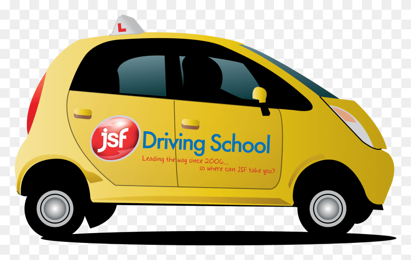 2872x1735 Descargar Png El Nuevo Jsf Cartoon Car Nano Car Vector, Vehículo, Transporte, Automóvil Hd Png