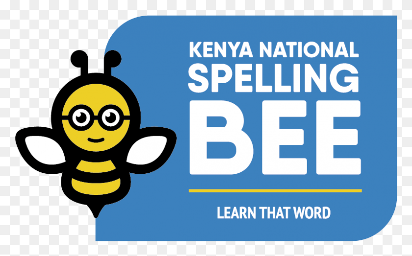 796x473 El Nuevo Concurso Nacional De Ortografía De Kenia Logotipo De Abeja, Texto, Papel, Animal Hd Png