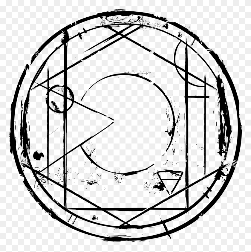 1054x1059 The New Symbol Introduced In Chapter 439s Release Bendy And The Ink Machine Pentagram, Gray, World Of Warcraft HD PNG Download