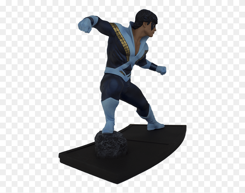 441x601 The New Teen Titans Nightwing Statue Figurine, Person, Human, Dance Pose HD PNG Download