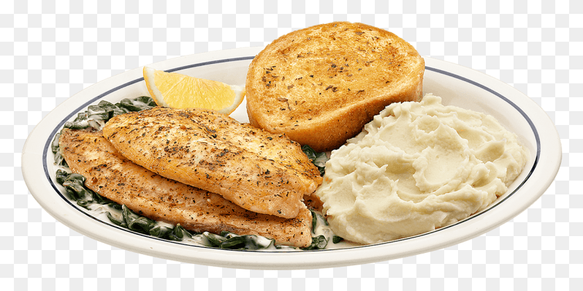 1218x562 The New Tilapia Florentine Ihop Is A New Dinner Favorite, Food, Supper, Bread HD PNG Download