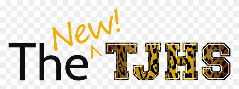 2682x875 Descargar Png El Nuevo Tjhs Thomas Jefferson High School Pa Logo, Texto, Alfabeto, Caligrafía Hd Png