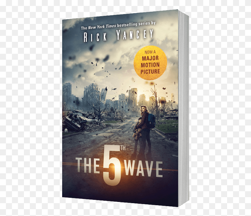 426x663 The New York Times Bestseller Comes To The Big Screen 5th Wave By Rick Yancey, Poster, Advertisement, Person HD PNG Download