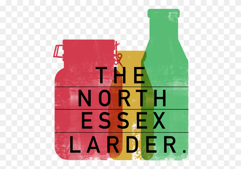474x530 The North Essex Larder Glass Bottle, Text, Alphabet, Number HD PNG Download