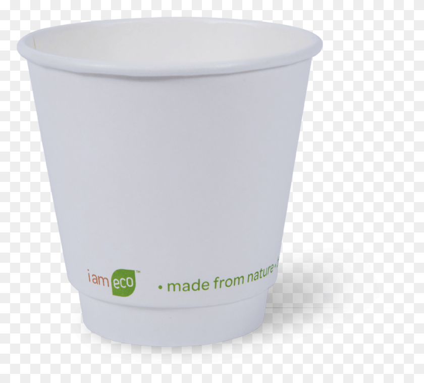 895x802 The Note Group Np9260 Detpak I Am Eco 8oz Squat Smooth Plastic, Coffee Cup, Cup, Tape HD PNG Download