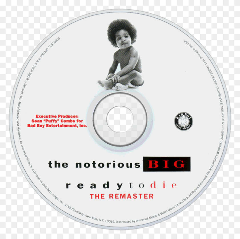 1000x1000 The Notorious B Biggie Ready To Die Cd, Disk, Person, Human HD PNG Download