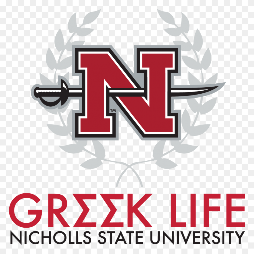 1027x1025 The Office Of Greek Life Provides Oversight And Guidance Nicholls State University, Text, Symbol, First Aid HD PNG Download