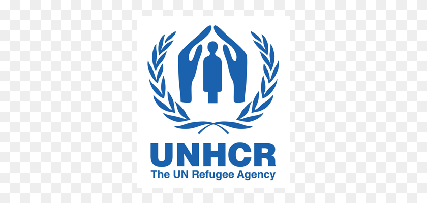 303x340 The Office Of The United Nations High Commissioner Un Refugee Agency Logo, Symbol, Emblem, Trademark HD PNG Download