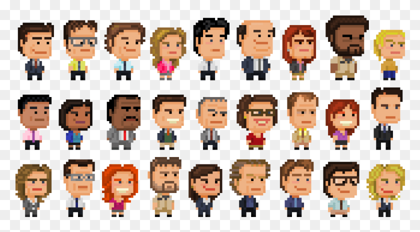 811x421 The Office Pixel Art Pixel Art The Office, Housing, Building, Plant HD PNG Download