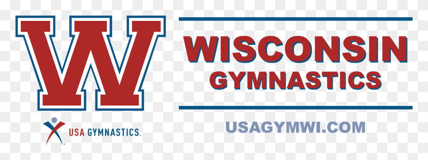 2199x718 The Official Usa Gym Website For Wisconsin Women39s Usa Gymnastics, Text, Logo, Symbol HD PNG Download