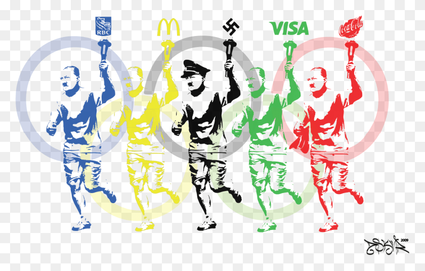 1177x717 The Olympics Hitler39s Best Work Paypal, Poster, Advertisement, Person HD PNG Download