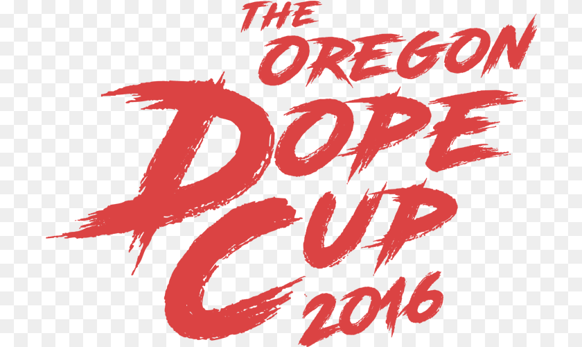 710x500 The Oregon Dope Cup Poster, Text Transparent PNG