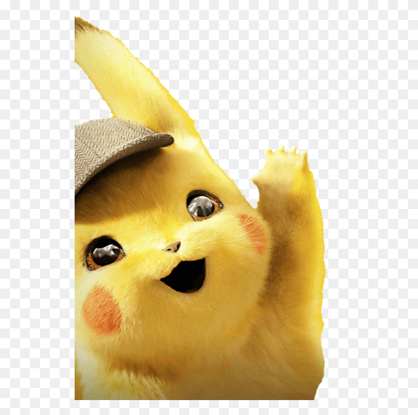 541x774 The Original Photo And My Shitty Image Feel Pokmon Detective Pikachu, Bird, Animal, Toy HD PNG Download