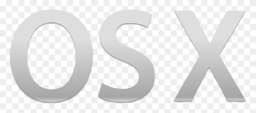 1265x506 Логотип Os X Логотип Mac Os X, Текст, Число, Символ Hd Png Скачать