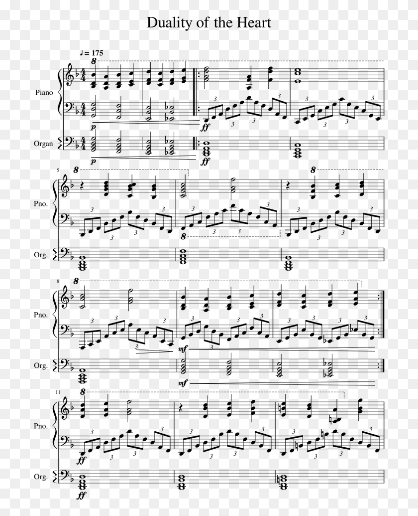 710x975 The Other Promise Amp Vector To The Heavens Sheet Music, Gray, World Of Warcraft HD PNG Download