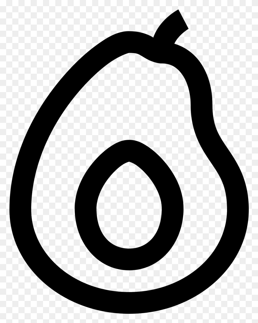 1101x1401 The Outline Of An Avocado That Has Been Cut In Circle, Gray, World Of Warcraft HD PNG Download