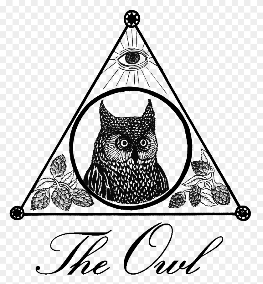 1265x1372 The Owl Logo Illustration, Lamp, Lighting, Triangle HD PNG Download