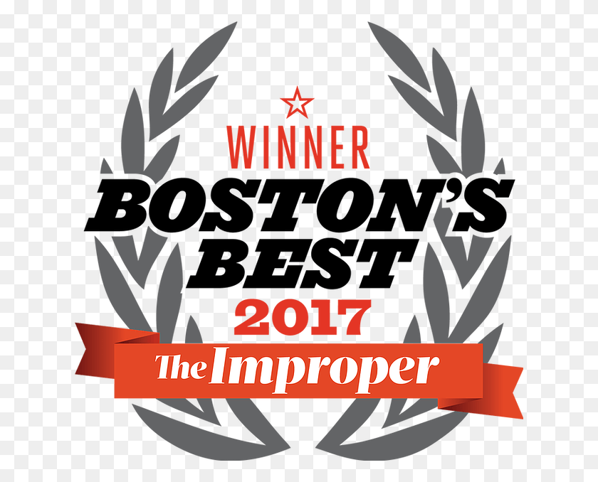 630x618 The Owner Of This Small North End Salon Twirls And Boston Best Improper Bostonian 2017, Poster, Advertisement, Text HD PNG Download