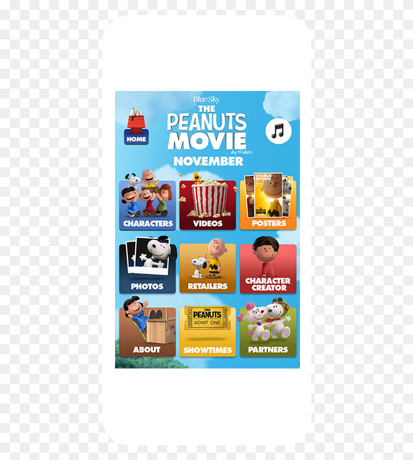 426x875 The Peanuts Movie Signage, Advertisement, Poster, Flyer HD PNG Download