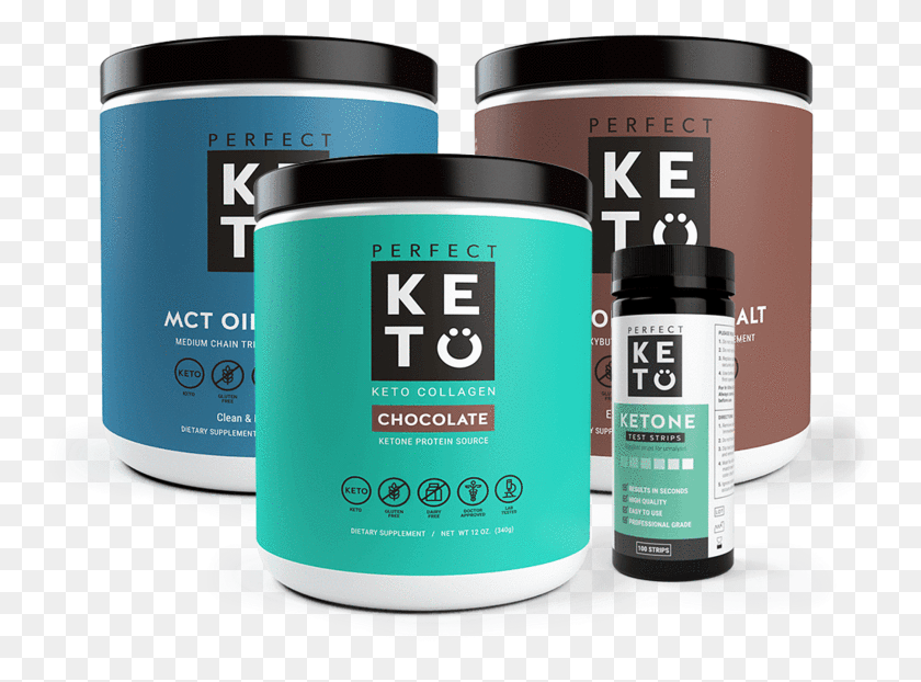 761x562 The Perfect Keto Starter Transparent Background Perfect Keto Products, Cosmetics, Tin, Paint Container HD PNG Download