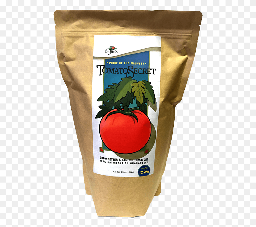 491x686 The Picture To The Right Shows Jim Zamzow39s Famous Tomato Secret Fertilizer, Food, Plant, Bag HD PNG Download