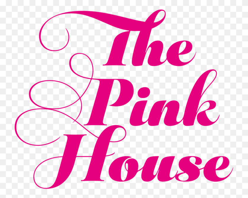 743x611 The Pink House Calligraphy, Text, Alphabet, Handwriting HD PNG Download