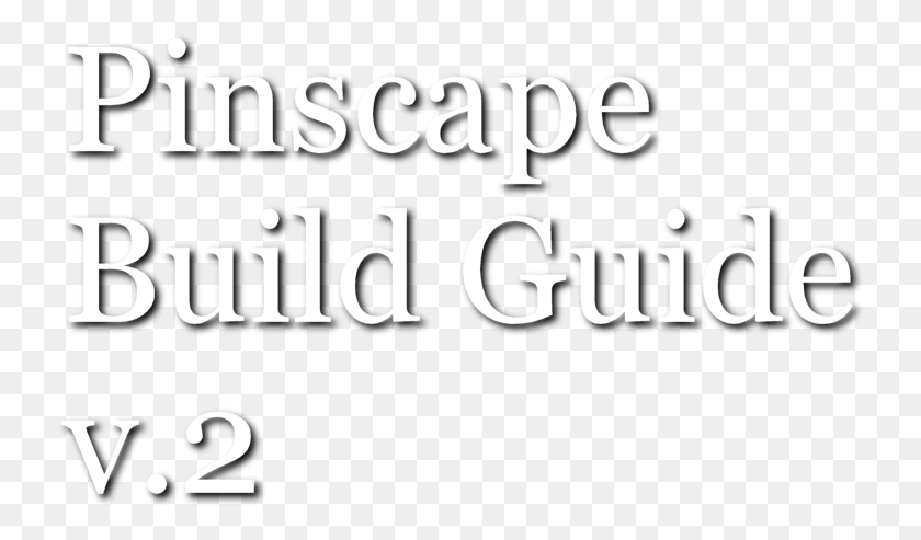 738x433 The Pinscape V2 Build Guide By Michael Roberts Work Calligraphy, Text, Alphabet, Number HD PNG Download
