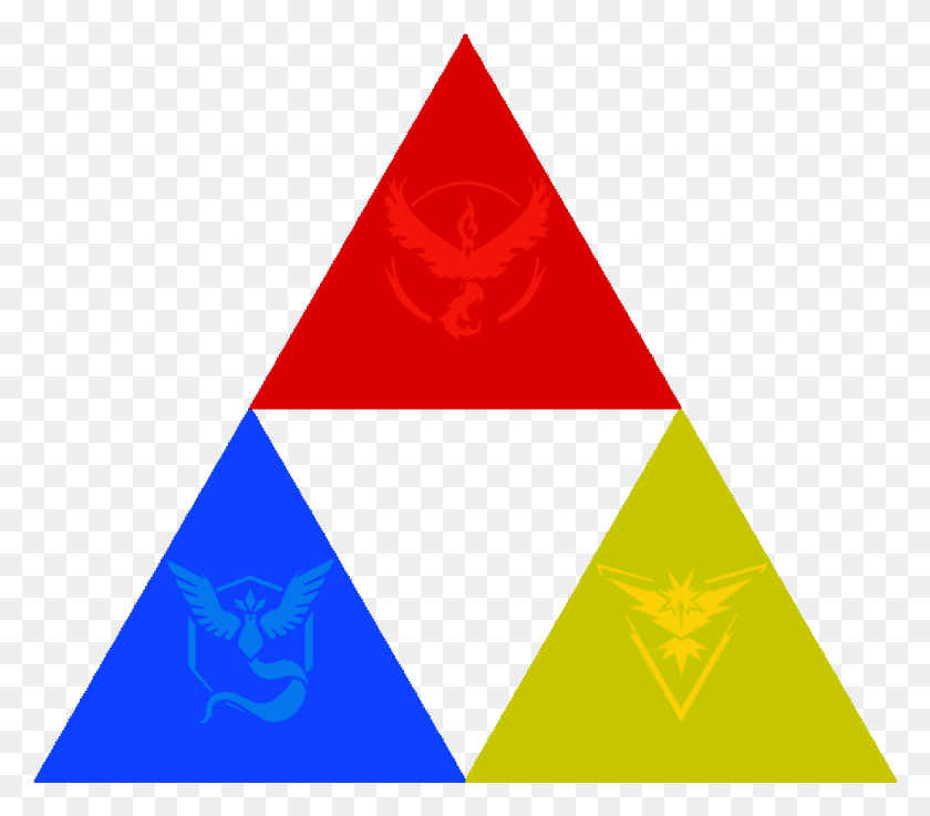 985x855 The Pokemon Go Triforce Triangle HD PNG Download