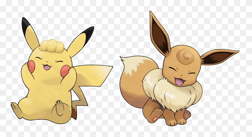 3541x1809 The Pokmon Companynintendo Pokemon Let39s Go Pikachu Hairstyles, Animal, Mammal, Rodent HD PNG Download