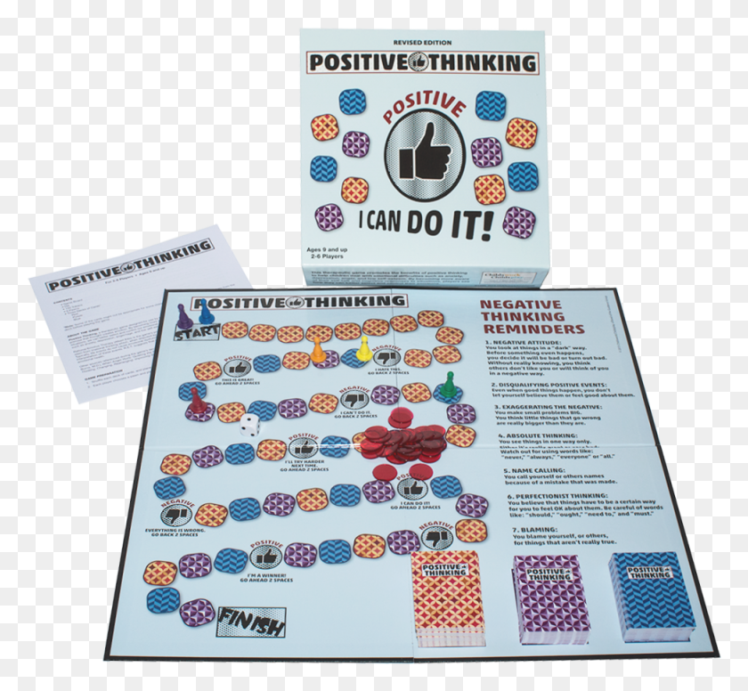 975x896 The Positive Thinking Game Revised Edition Positive Thinking Game, Menu, Text, Advertisement HD PNG Download