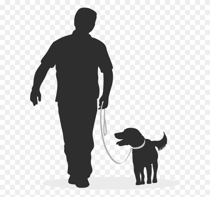600x729 The Power Of Positive Reinforcement Dog Sitter Silhouette, Person, Human HD PNG Download