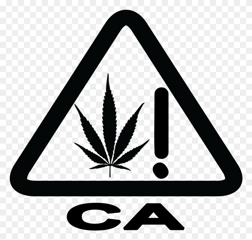 1195x1138 The Primary Panel Of A Cannabis Product Shall Be Marked Weed, Triangle, Leaf, Plant HD PNG Download