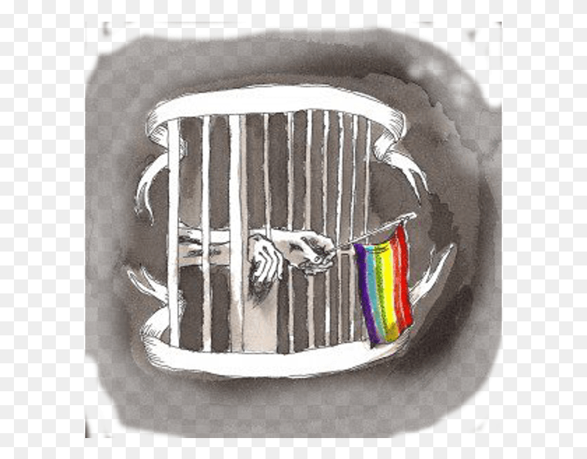 597x597 The Prisoner Correspondence Project Is A Solidarity Lgbt Prisoners, Logo, Symbol, Trademark HD PNG Download