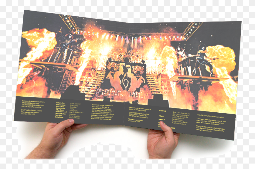 757x498 The Problem Kiss Alive 2 Stage, Flyer, Poster, Paper HD PNG Download